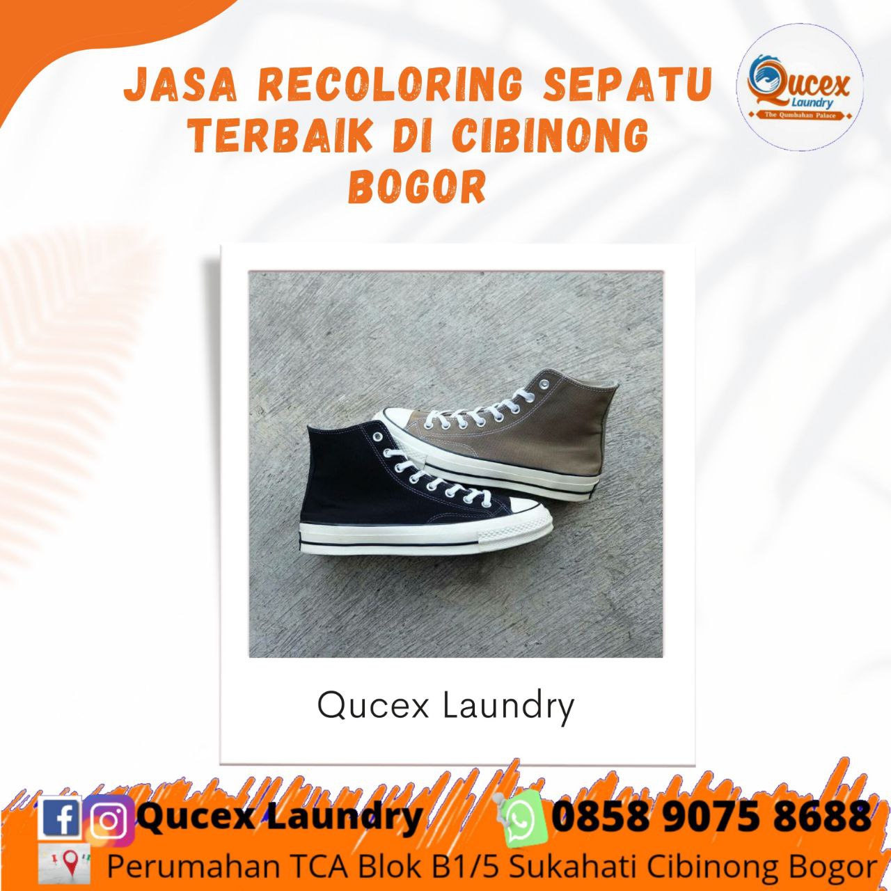 Jasa recoloring sepatu terdekat Nanggewer 085890758688
