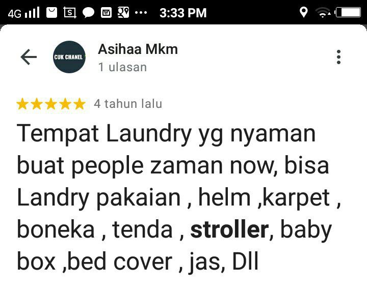 Review layanan Qucex laundry 0858 9075 8688