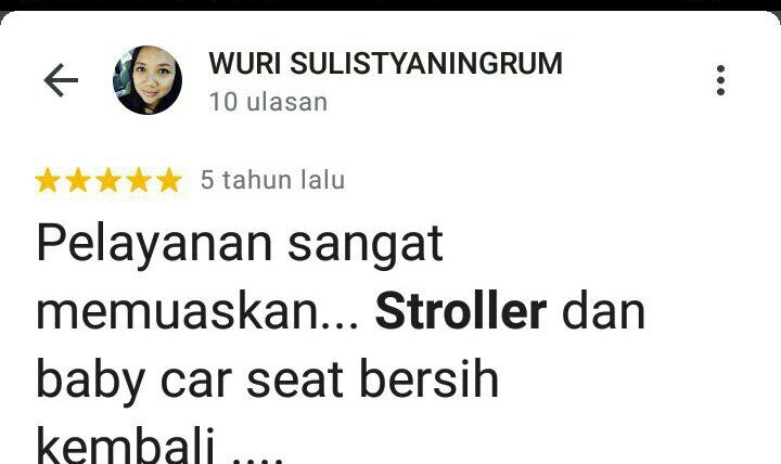 Review cuci setoriller bayi Qucex laundry 0858 9075 8688