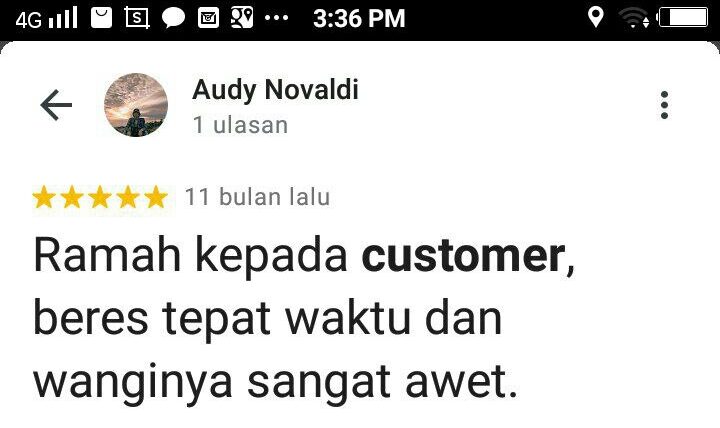 Review layanan Qucex laundry 0858 9075 8688