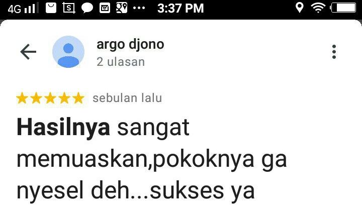 Review layanan Qucex laundry 0858 9075 8688