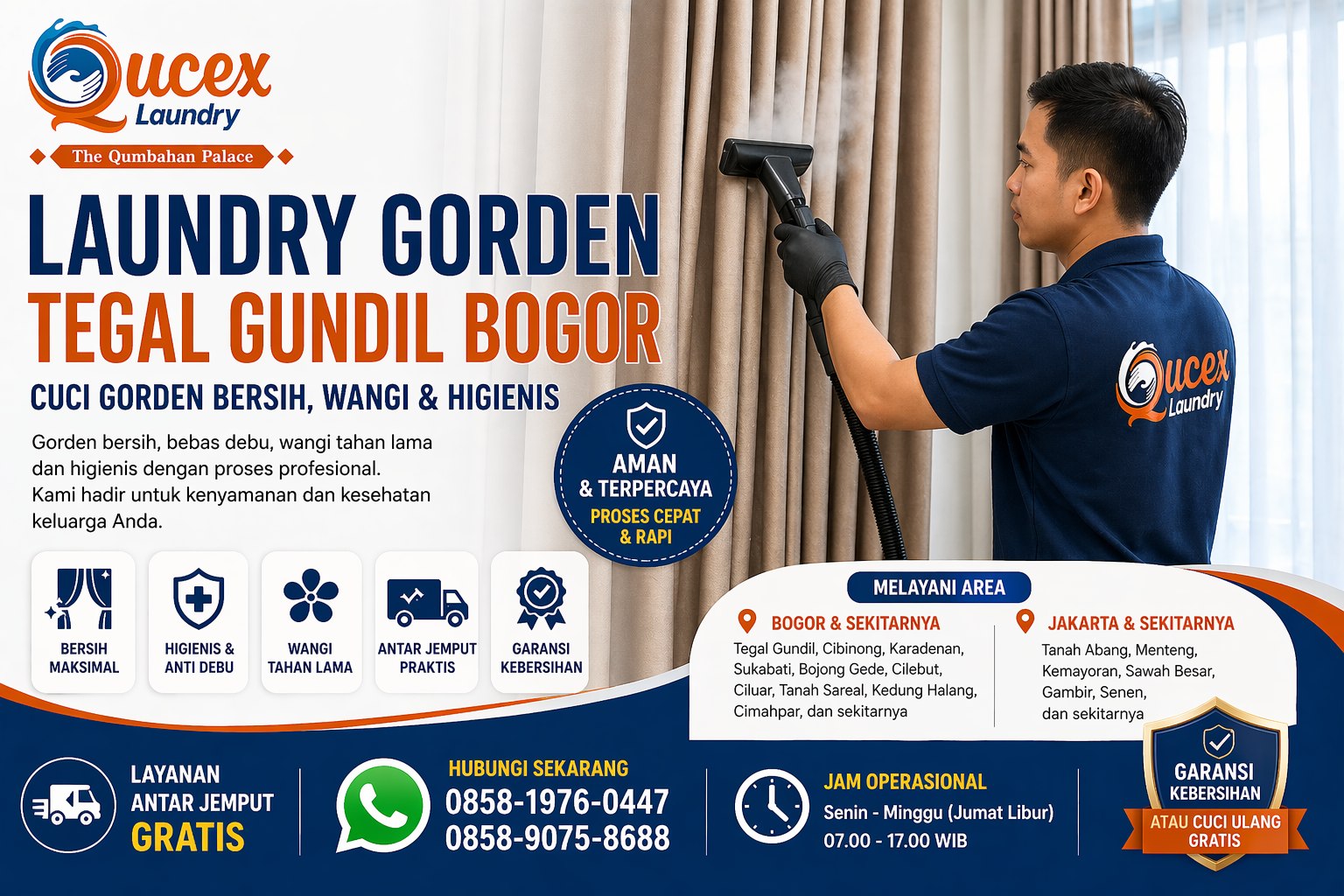 Laundry Gorden Tegal Gundil Bogor – Cuci Gorden Bersih, Wangi & Higienis